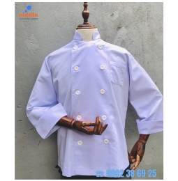 Áo bếp nam dài tay Nidala chất liệu Kaki dày dặn, đường may đẹp, tỉ mỉ