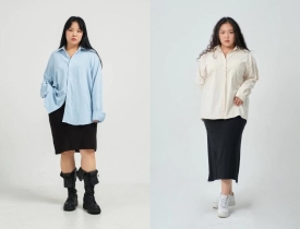 Lưu Ý Mix Áo Sơ Mi Over Size Cho Từng Dáng Người| Nidala.vn