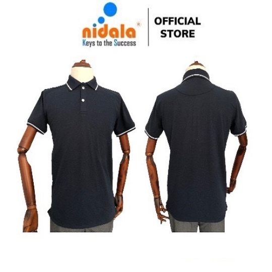 Áo thun polo cổ bẻ Nam NIDALA dáng vừa vặn, áo phông ngắn tay sang trọng, chất liệu thun cá sấu cao cấp