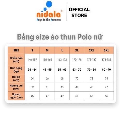 Áo thun polo nam nữ ngắn tay cổ bẻ Nidala chất cotton cao cấp