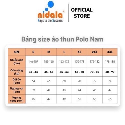Áo thun polo nam nữ ngắn tay cổ bẻ Nidala chất cotton cao cấp